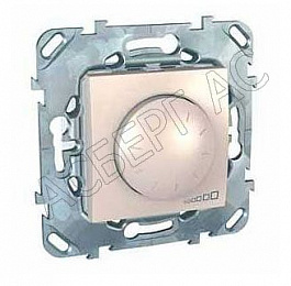 Диммер поворотный,40-400 W (бежевый) Unica Schneider Electric. Вид 1