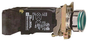 Кнопка 22мм 110-120в с возв. с подсв. xb4bw3335 Schneider Electric. Вид 1