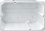 Короб для скрытого монтажа сенсорной панели 7" Schneider Electric. Вид 1.
