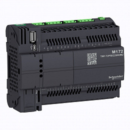 M172 производит., без дисплея, 28 i/o eth 2 RS-485 изол Schneider Electric. Вид 1