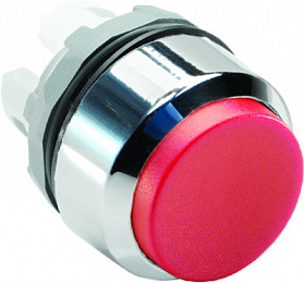 MP3-20R Кнопка красная без подсветки без фиксации (только корпус) ABB. Вид 1