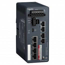 Коммутатор управляемый Modicon, 4TX/2FX-mm Schneider Electric. Вид 1