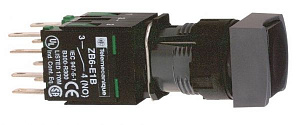 Кнопка 16мм синяя xb6ca25b Schneider Electric. Вид 1