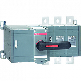 OTM630E3M230C Рубильник 3-полюсный на 630А (с моторным приводом 230В АС) ABB. Вид 1