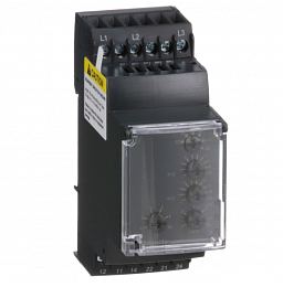 Мультифункциональное 3-фазное реле контроля фаз 5А, 2 CO, 220-480В AC Schneider Electric. Вид 1