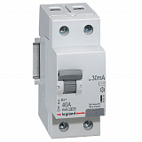RX3 Блок утечки тока (УЗО) 2-полюсный, 40А, 30mA, тип АC Legrand