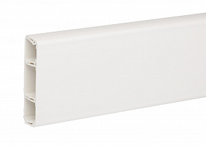 Мини-канал 60х21мм с 2 перегородками ПВХ (белый) Schneider Electric. Вид 1