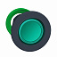 гол. кн. с подсв.,зеленая, утоп.монтаж Schneider Electric. Вид 1.