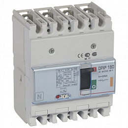 DPX3 160 Термо-магнитный 4-полюсный автомат 25А, 25kA Legrand. Вид 1