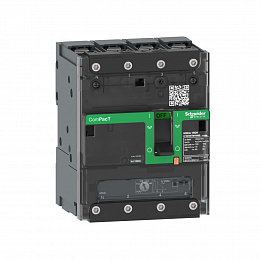 NSXm100B 4P4D TMD BUSBAR 80 Автоматический выключатель 4-полюсный, 80А,25kA Schneider Electric. Вид 1