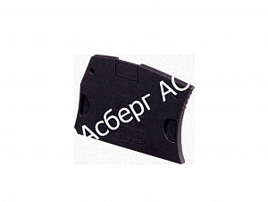 ES-4 Торцевой изолятор для клеммников ZS4,6,10,16; ZS4PE,6PE,10PE,16PE; ZS4-S,S-T,SP,SP-T2 (серый) TYCO. Вид 1