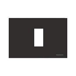 N2471 AN Рамка итальянского стандарта на 1 модуль, серия Zenit, цвет антрацит ABB. Вид 1