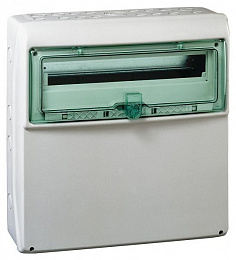 Бокс 18 мод. с плоской панелью IP65 Schneider Electric. Вид 1