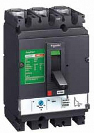 CVS 160N 3P TM160D Термо-магнит. 3х-полюс. автомат 160А 50кА, подключ. под шину Schneider Electric. Вид 1
