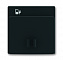 6478-885-500 Плата центральная (накладка) 6478-885 для блока питания micro USB - 6474 U, Future, чёрный бархат ABB. Вид 1.