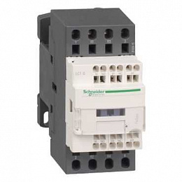 Контактор.4p(2но+2нз),ас1.32а,но+нз,24v-dc пружинный зажим Schneider Electric. Вид 1