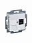 5014H-A51017 03W Розетка компьютерная RJ45 кат.5e+заглушка (белый) Levit ABB. Вид 4.