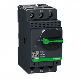 Автомат для запуска двигателей 10А Schneider Electric. Вид 1