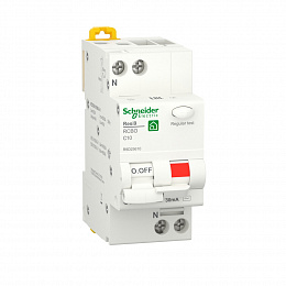 RESI9 Дифф. автомат 1P+N С 10А 6000A 30мА тип AС Schneider Electric. Вид 1