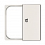 SRS-2-R-85BL SRS-2-R-85BL Клавиша двойная правая free@home,SKY,сцена,белая ABB. Вид 1.