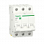 Автоматический выключатель 3-полюсный (АВ) B 63А 6кA Schneider Electric. Вид 1.