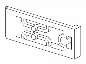 12 зажимов для крепления на панели Schneider Electric. Вид 1