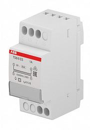 TS 8/12 Трансформатор понижающий (звонковый) с защитой от КЗ, 220/12V AC, 8VA ABB. Вид 1