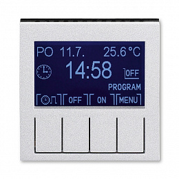 3292H-A20301 70 Таймер Levit программируемый серебро / дымчатый чёрный ABB. Вид 1