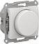 Светорегулятор поротно-нажимной, LED, RC, 400Вт, мех., (белый) Glossa Systeme Electric. Вид 1.