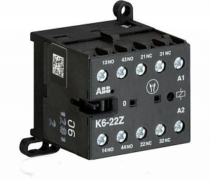 KC6-22-Z Миниатюрное реле управления 3A 2НО+2НЗ 110В DC ABB. Вид 1