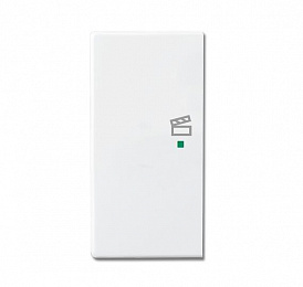 SRS-2-L-84 Клавиша двойная левая free@home, сцена, future, белый ABB. Вид 1
