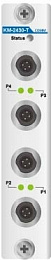 Коммуникационный модуль для ioPAC 8020, 4-портовый неуправляемый Ethernet коммутатор: разъемами M12, -40...+75C MOXA. Вид 1