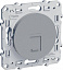 Розетка RJ45 infraplus, неэкранированный кабель, кат. 6е (алюминий) Odace Schneider Electric. Вид 1.