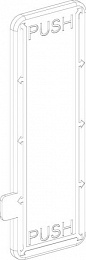 Заглушка для отв. розетки 400а ip55 Schneider Electric. Вид 1