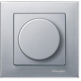 Центральная плата с поворотной рукояткой, sm (алюминий) Merten Schneider Electric. Вид 1