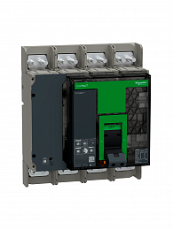 NS800H Автоматический выключатель 4-полюсный, 800А, MIC 5.0, 70 kA Schneider Electric. Вид 1