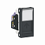 Розетка компьютерная RJ45, одиночная, кат. 6 UTP, 1 модуль (антрацит) Unica Modular Schneider Electric. Вид 1.