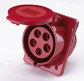 Розетка для скрытой проводки 425 3р+ре+n 32а 380в i DEKraft