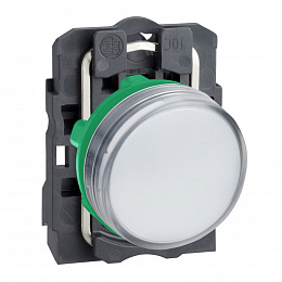 Сигнальная лампа 22мм 230-240В белая CUST Schneider Electric. Вид 1