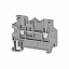 AVK 2,5 R Клеммник на DIN-рейку 2,5 мм², 2 ряда перем. (серый) Klemsan. Вид 1.