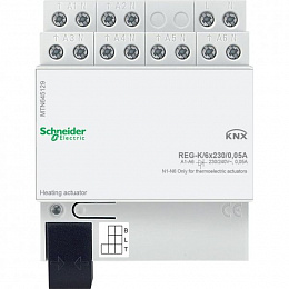Исполнительное устройство отопления REG-K/6х230/0,05 Schneider Electric. Вид 1