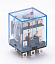 ПР102-3-10-220-AC Промежуточное реле с инд. LED 220В AC 3ПК (10А) DEKraft. Вид 1.