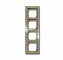 1724-299-500 Рамка 4-постовая, серия axcent, цвет maison-beige ABB. Вид 1.