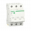 Автоматический выключатель 3-полюсный (АВ) B 10А 6кA Schneider Electric. Вид 1.