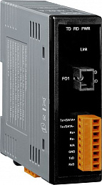Конвертер RS-232/422/485 в оптический канал (Single-Mode), до 15 км, тип SC, TX 1310 нм, RX 1550 нм (RoHS) ICP DAS. Вид 1