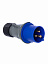 216 EP6 Вилка кабельная 2P+E, 16А, IP44, 200-250В 6ч.(синий) Easy&Safe ABB. Вид 5.