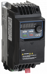 Преобразователь частоты A400 380В, 3 фазы 1,5 kW 4А серии ONI. Вид 1