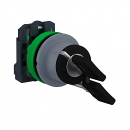 Переключатель 22мм 2 поз. ключ,заподлицо 1НО,CUST Schneider Electric. Вид 1