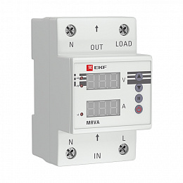 MRVA-3 Трехфазное реле напряжения и тока с дисплеем 63A EKF. Вид 1