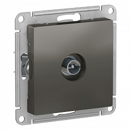 Розетка TV, механизм (сталь) Atlas Design Systeme Electric. Вид 1